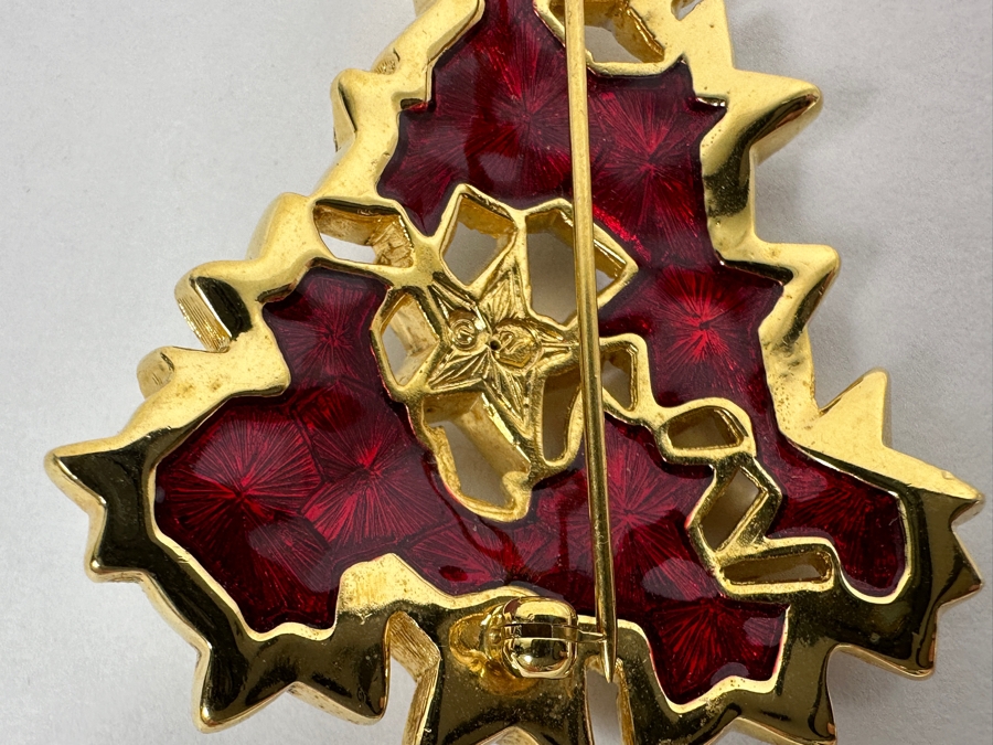 Swarovski Crystal Christmas Tree Pin Brooch [Photo 5]