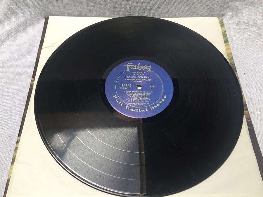Vinyl Record 33 Fantasy Credence Clearwater Revival CCR Bayou Country 8387 [Photo 8]