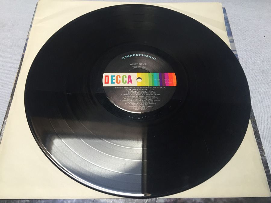 Vinyl Record 33 The Who Who's Next DL 79182 [Photo 9]