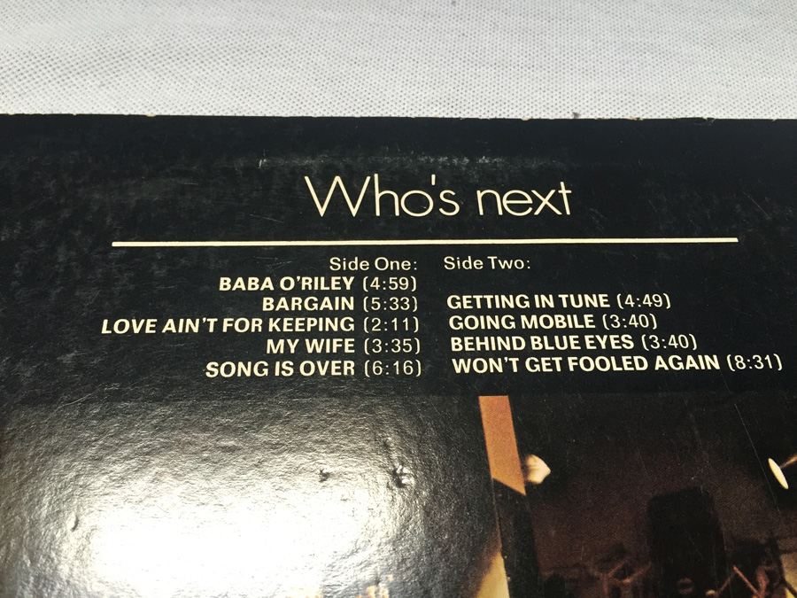 Vinyl Record 33 The Who Who's Next DL 79182 [Photo 6]