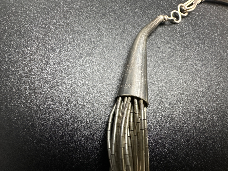 Sterling Silver Multi-Strand 16' Necklace 25.5g [Photo 3]