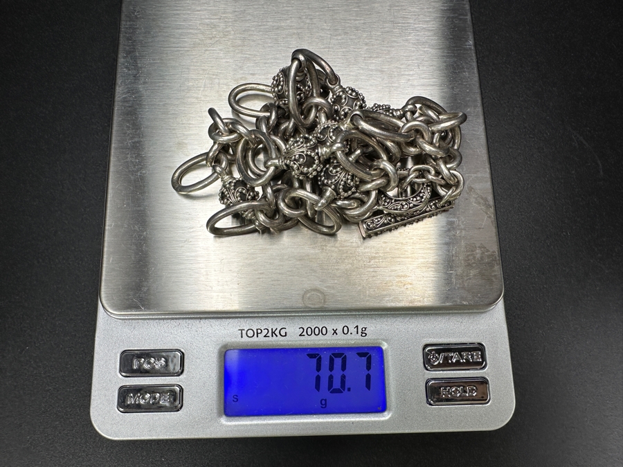 Lois Hill Sterling Silver 20' Necklace 70.7g [Photo 5]