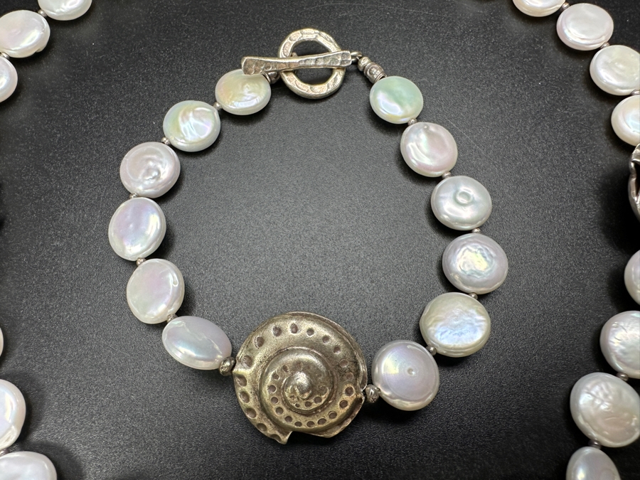 16' Pearl Necklace With Matching 8' Bracelet [Photo 4]
