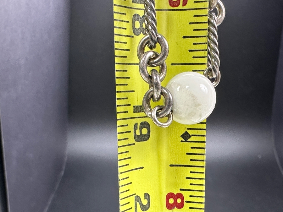 David Yurman Sterling Silver 38' Multi-Stone Necklace 118.9g [Photo 8]