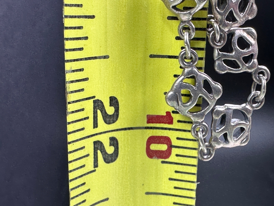 David Yurman Logo 44' Necklace With 18k Gold & Sterling Silver DY Tag Links 57.4g Estimate $2,000 [Photo 9]