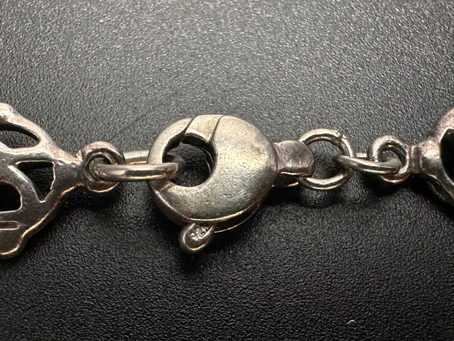 David Yurman Logo 44' Necklace With 18k Gold & Sterling Silver DY Tag Links 57.4g Estimate $2,000 [Photo 5]