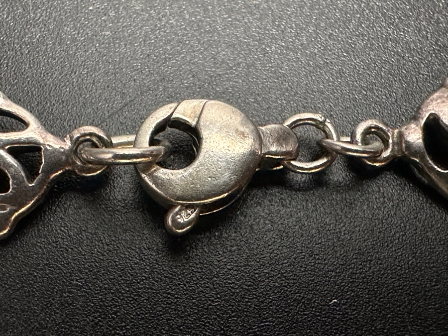 David Yurman Logo 44' Necklace With 18k Gold & Sterling Silver DY Tag Links 57.4g Estimate $2,000 [Photo 4]