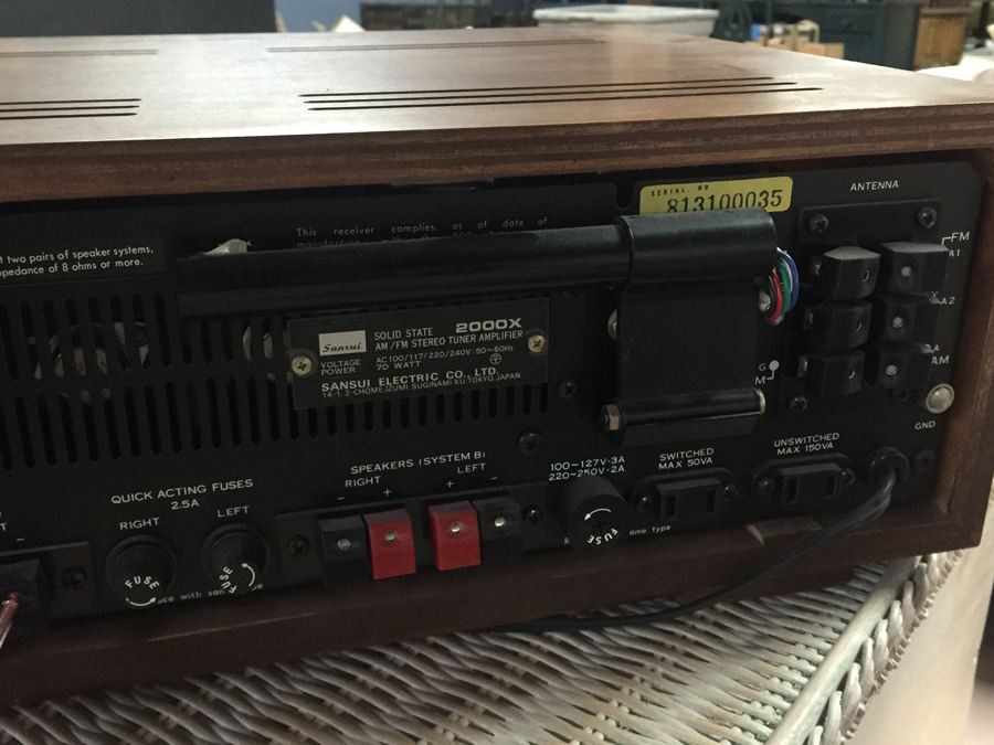 Sansui 2000X Stereo Tuner Amplifier - Very Highly Thought Of - Works Great [Photo 8]