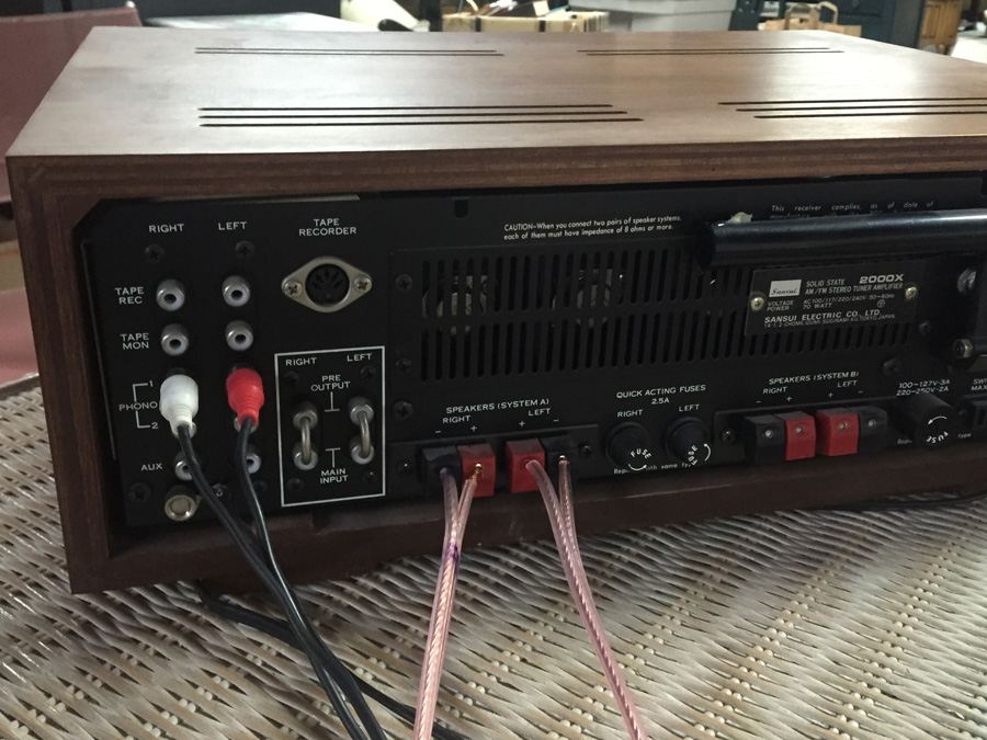 Sansui 2000X Stereo Tuner Amplifier - Very Highly Thought Of - Works Great [Photo 3]