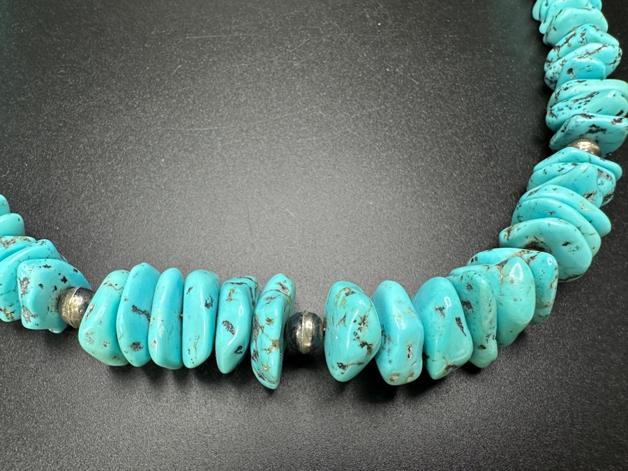 Turquoise Bead 28' Necklace [Photo 3]