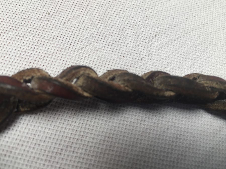 Vintage Hunting Horn with Leather Strap [Photo 6]