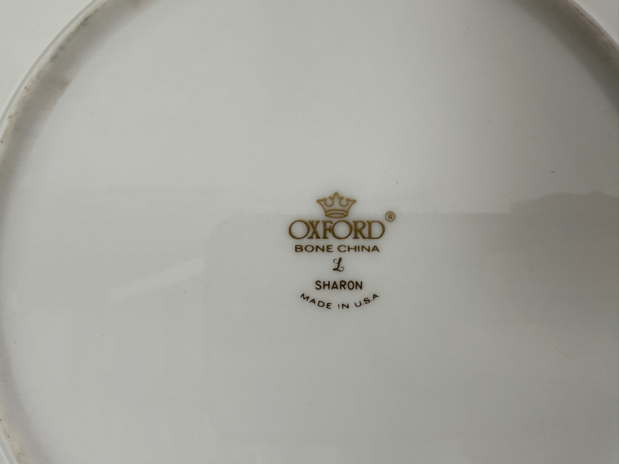 Fisher Sterling Silver Rimmed California Indians Trophy Plate Engraved 'Trapshooting' Sharon By Lenox Plate - Plate Weighs Apx 340g (Total Weight 419g) - Apx Sterling Silver Weight Is 79g - Apx Silver Melt Value = $77 [Photo 6]