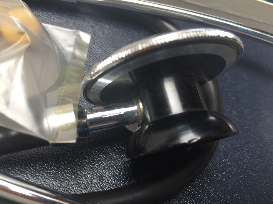 Vintage Peerless Lightweight Stethoscope Model No. 445 Chrome Marshall Electronics Clayton Division [Photo 6]