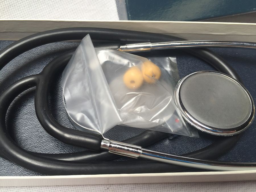 Vintage Peerless Lightweight Stethoscope Model No. 445 Chrome Marshall Electronics Clayton Division [Photo 4]