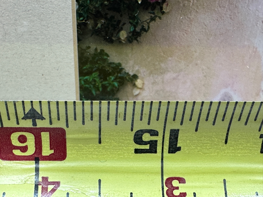 Vern Clevenger Handcrafted Limited Edition Photograph Titled 'Carmel Mission Corner' Numbered 23 Of 500 16 X 12 Framed 29.5 X 25.5 Artist Signed Lower Right [Photo 7]