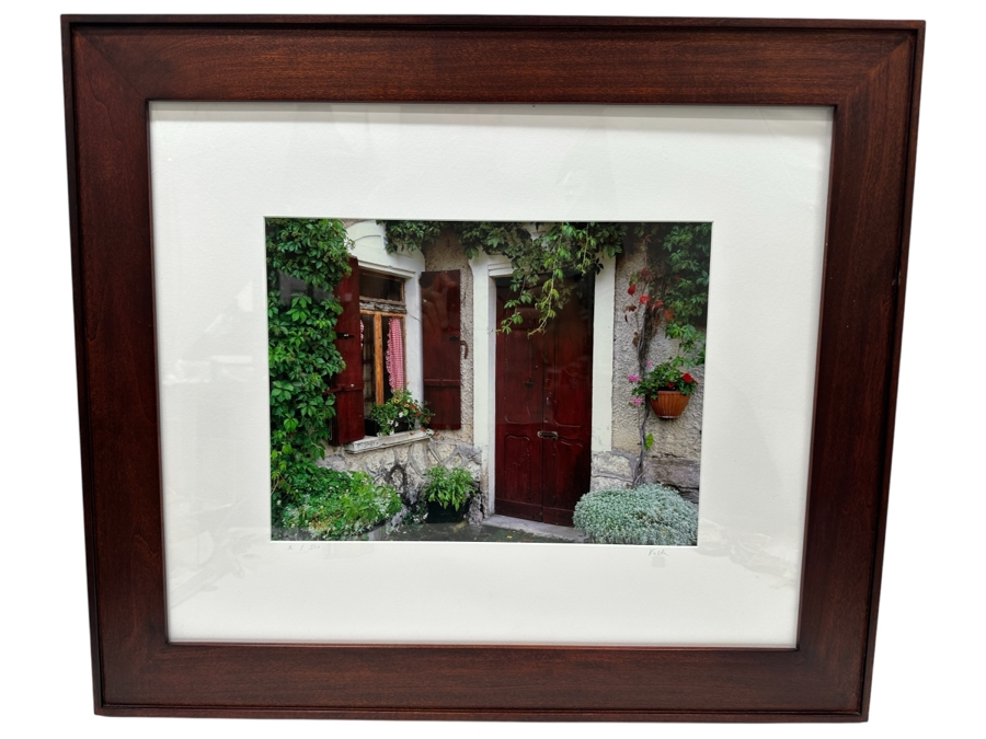 Vern Clevenger Handcrafted Limited Edition Photograph Titled 'Cottage In The Italian Alps' Numbered 2 Of 500 16 X 12 Framed 29.5 X 25.5 Artist Signed Lower Right [Photo 2]