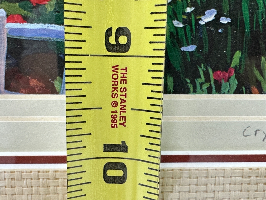 Donita Lloyd (Laguna Beach, CA) Limited Edition Arist Proof A/P Print Titled 'Crystal Cove Cottage' 13.5 X 10 Framed 22.5 X 18.5 [Photo 9]