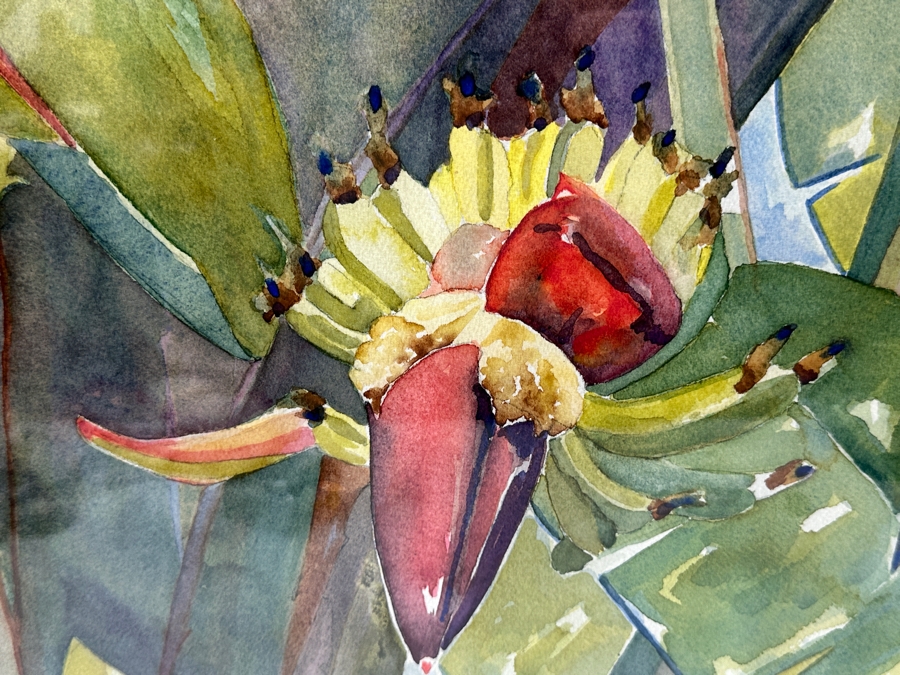 Linda Swanson Hand Signed Limited Edition Giclee Artwork Numbered 2 Of 100 Hand Signed Lower Right 17 X 13 Framed 25.5 X 21 [Photo 3]