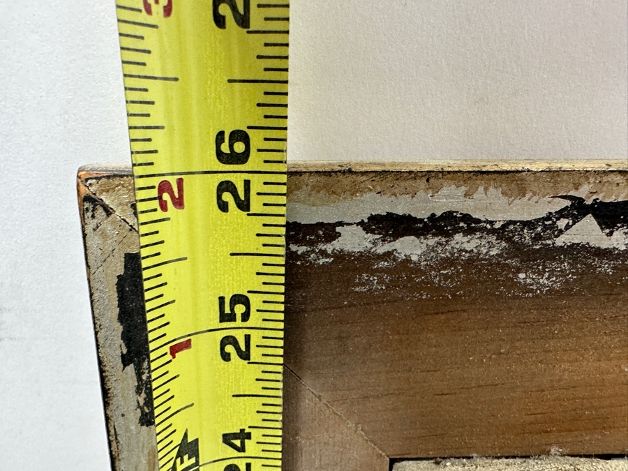 George Behras Original 1969 Parisian Street Scene Oil Painting On Canvas Paris France 18 X 22 Framed 22.5 X 26 [Photo 15]