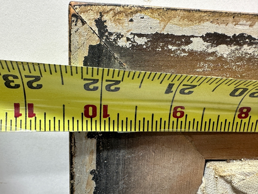 George Behras Original 1969 Parisian Street Scene Oil Painting On Canvas Paris France 18 X 22 Framed 22.5 X 26 [Photo 14]