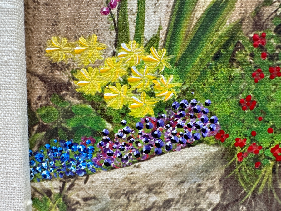 Martin Roberts Original Painted Print Created From A B&W Photograph Titled 'Cat In A Medieval' Numbered 115 Of 500 13 X 19 Framed 25 X 31.5 Signed Lower Right [Photo 6]