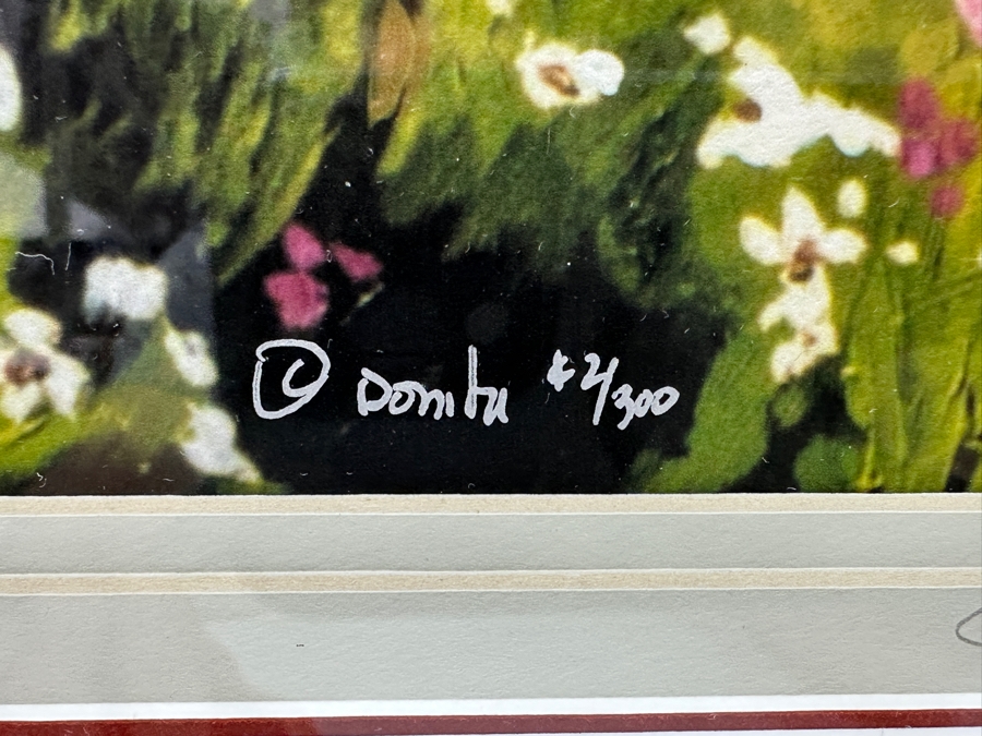 Donita Lloyd (Laguna Beach, CA) Limited Edition Print Titled 'Crystal Cove' 13.5 X 10 Framed 22.5 X 18.5 [Photo 8]