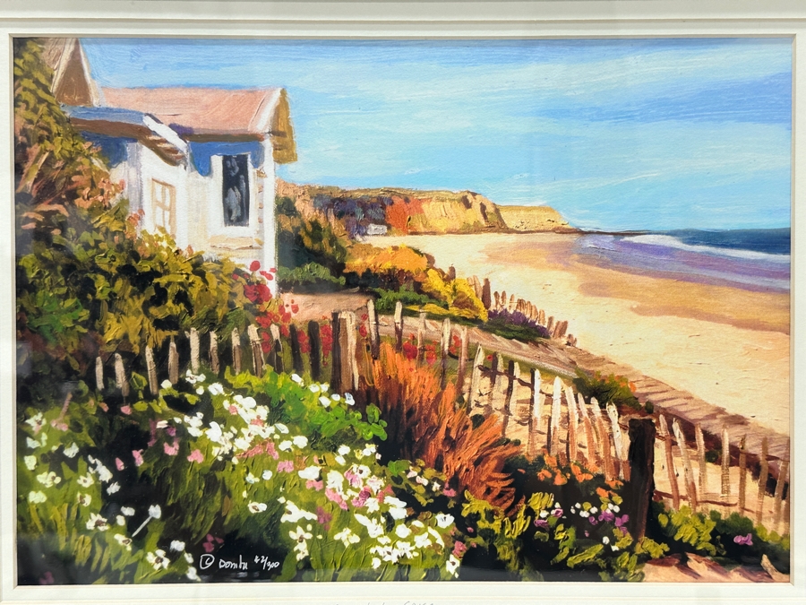 Donita Lloyd (Laguna Beach, CA) Limited Edition Print Titled 'Crystal Cove' 13.5 X 10 Framed 22.5 X 18.5 [Photo 4]