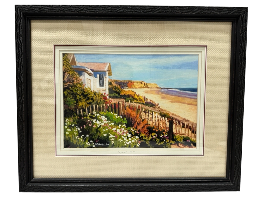 Donita Lloyd (Laguna Beach, CA) Limited Edition Print Titled 'Crystal Cove' 13.5 X 10 Framed 22.5 X 18.5 [Photo 2]