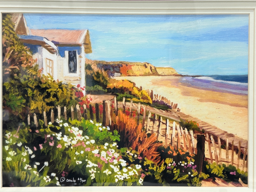 Donita Lloyd (Laguna Beach, CA) Limited Edition Print Titled 'Crystal Cove' 13.5 X 10 Framed 22.5 X 18.5 [Photo 3]