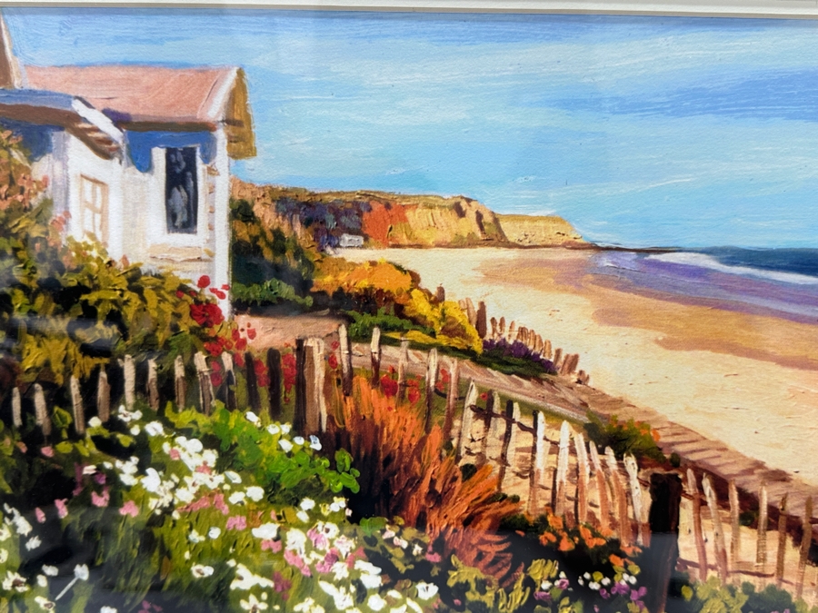 Donita Lloyd (Laguna Beach, CA) Limited Edition Print Titled 'Crystal Cove' 13.5 X 10 Framed 22.5 X 18.5 [Photo 7]