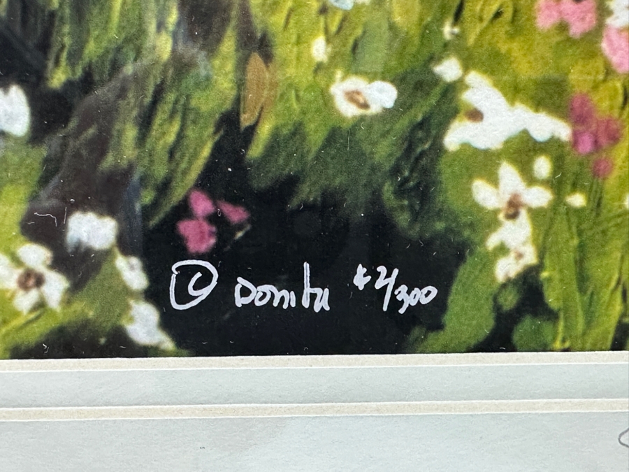 Donita Lloyd (Laguna Beach, CA) Limited Edition Print Titled 'Crystal Cove' 13.5 X 10 Framed 22.5 X 18.5 [Photo 6]