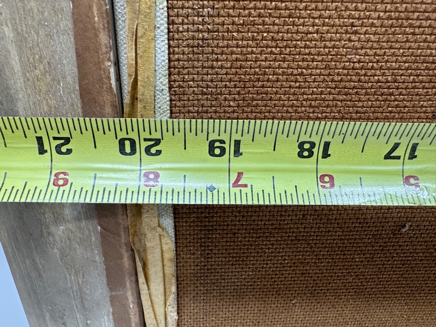 Original French Impressionist Style Painting Of Sailboats On Canvas Signed Lower Right Artist Signature Illegible E. Bu?rkle 20 X 16 Framed 26 X 22 [Photo 9]