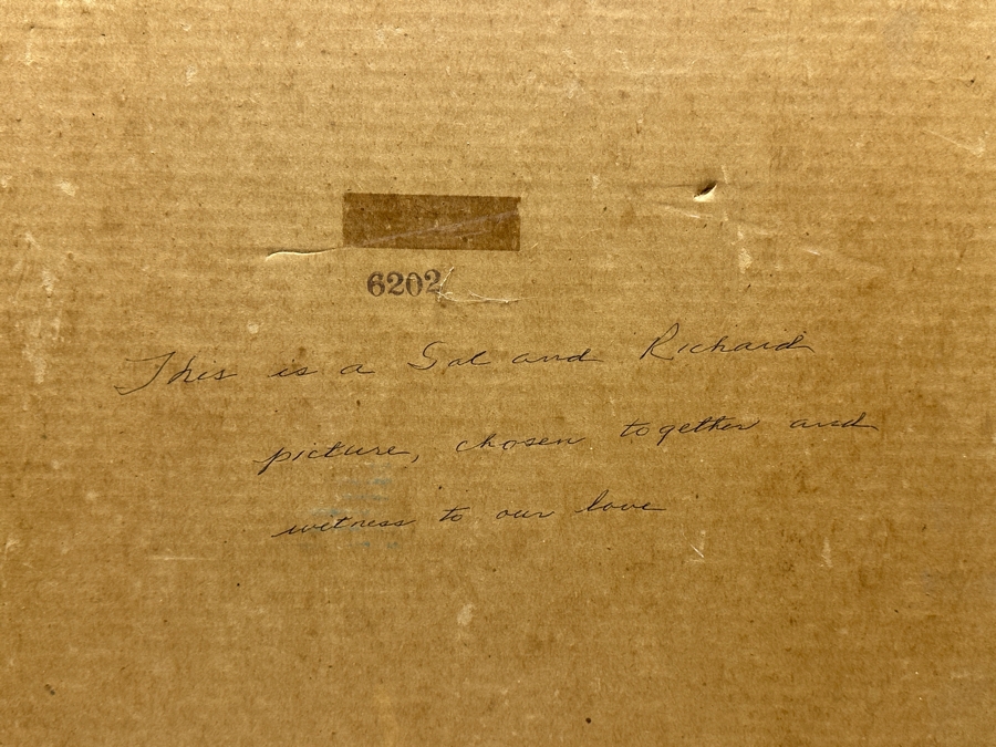 Yves Ganne (B. 1931, French) Hand Signed Lithograph Titled 'Flowers And Fruit In Front Of The Window' Numbered 50 Of 260 16 X 22 Framed 21 X 27.5 [Photo 10]