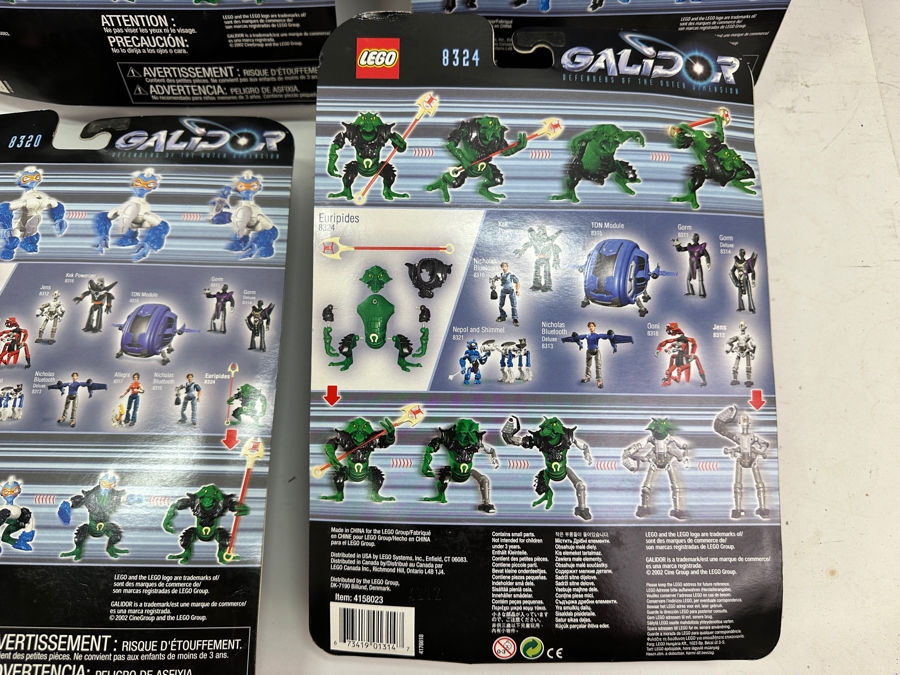 (6) Vintage 2002 LEGO Galidor Action Figures New In Blister Packs: Nick Deluxe, Gorm Deluxe, Gorm, Euripides, Nepol & Allegra [Photo 14]