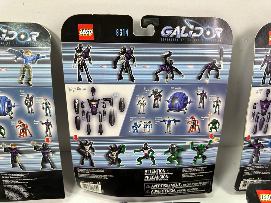 (6) Vintage 2002 LEGO Galidor Action Figures New In Blister Packs: Nick Deluxe, Gorm Deluxe, Gorm, Euripides, Nepol & Allegra [Photo 12]