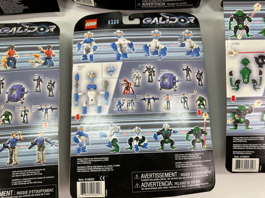 (6) Vintage 2002 LEGO Galidor Action Figures New In Blister Packs: Nick Deluxe, Gorm Deluxe, Gorm, Euripides, Nepol & Allegra [Photo 15]