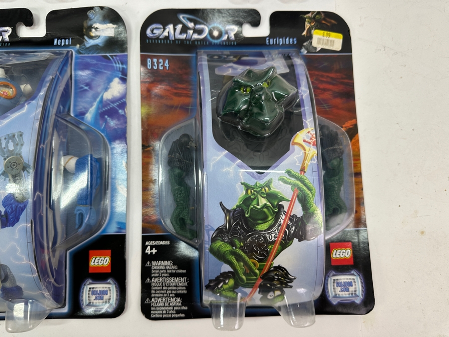 (6) Vintage 2002 LEGO Galidor Action Figures New In Blister Packs: Nick Deluxe, Gorm Deluxe, Gorm, Euripides, Nepol & Allegra [Photo 7]