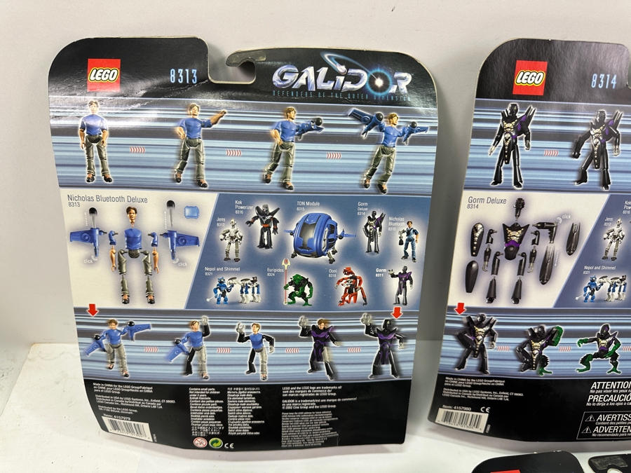 (6) Vintage 2002 LEGO Galidor Action Figures New In Blister Packs: Nick Deluxe, Gorm Deluxe, Gorm, Euripides, Nepol & Allegra [Photo 11]