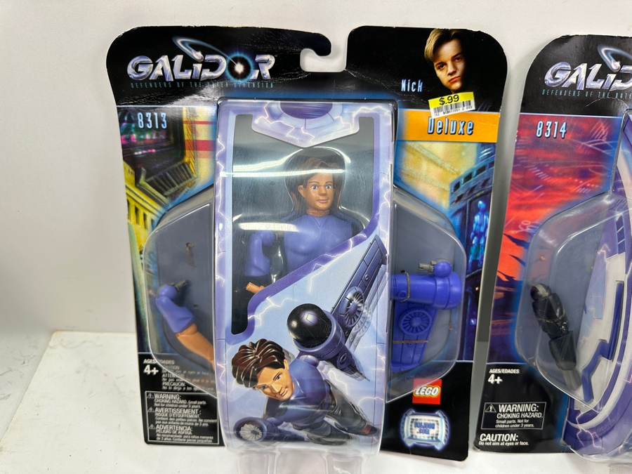 (6) Vintage 2002 LEGO Galidor Action Figures New In Blister Packs: Nick Deluxe, Gorm Deluxe, Gorm, Euripides, Nepol & Allegra [Photo 5]