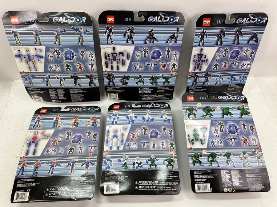 (6) Vintage 2002 LEGO Galidor Action Figures New In Blister Packs: Nick Deluxe, Gorm Deluxe, Gorm, Euripides, Nepol & Allegra [Photo 10]