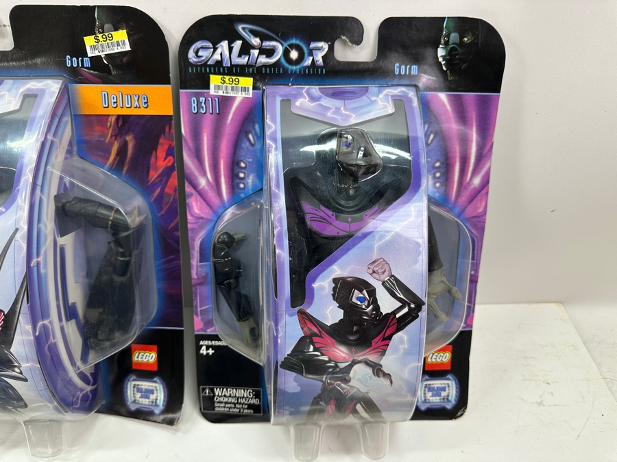 (6) Vintage 2002 LEGO Galidor Action Figures New In Blister Packs: Nick Deluxe, Gorm Deluxe, Gorm, Euripides, Nepol & Allegra [Photo 3]