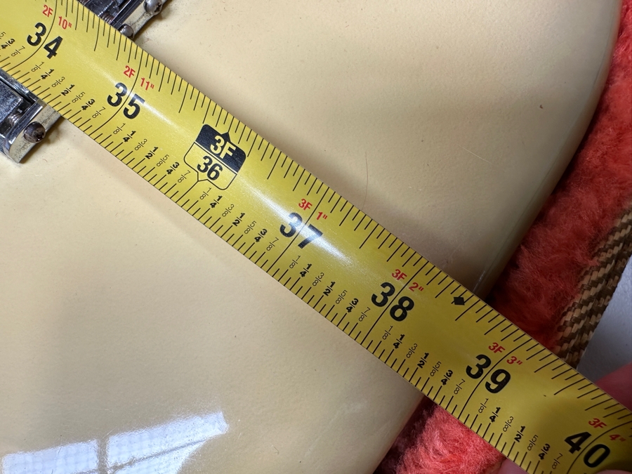 Vintage 1979 Fender Antigua Stratocaster Solid Body Electric Guitar Made In Fullerton, California Factory USA Serial Number S956730 With Fender Tweed Hard Case (Case Has Damaged Latch And Lock) 38.5'L Estimate $3,000-$4,000 [Photo 18]