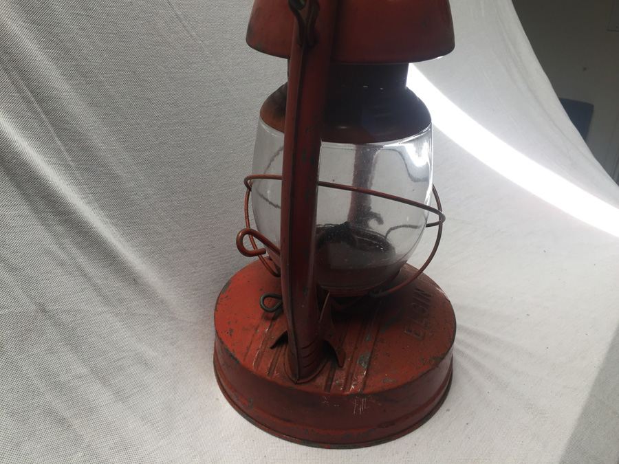 Vintage Elgin Orange Lantern [Photo 4]