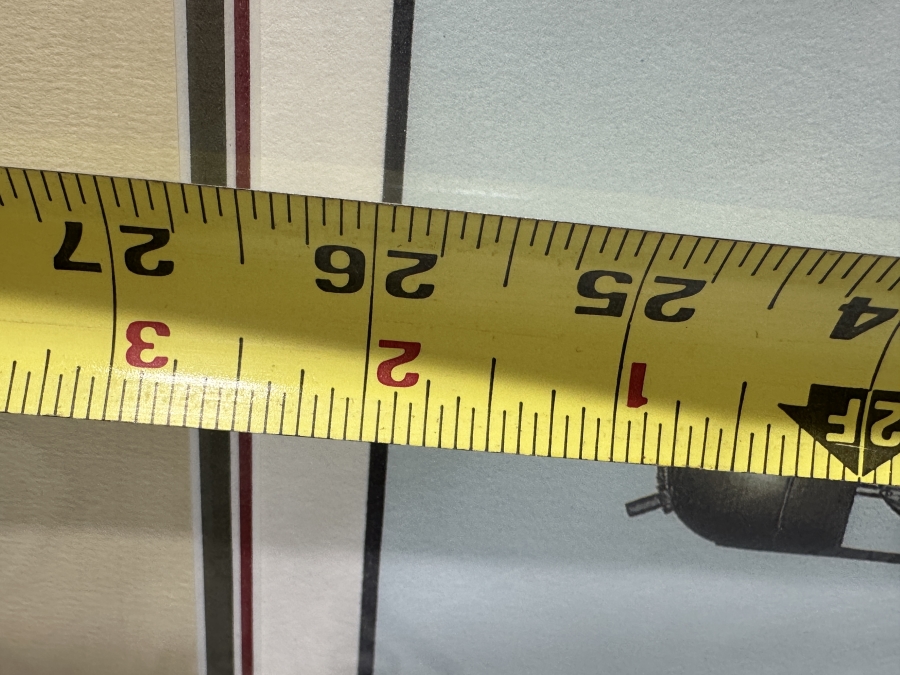 Larry Lapadura Hand Signed Limited Edition 1986 Print Titled 'Bell UH-1C HUEY Of The 174th Assault Helicopter Company SHARKS Gun Platoon 14th Avn. Bn., 1st Avn. Bde. Vietnam, 1971' Numbered 118 Of 1,000 26 X 20 Framed 36 X 30 With COA [Photo 13]