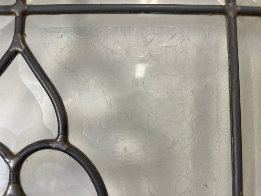 Just Added - Wood Door with Decorative Leaded Glass Lite 30'W x 80'H  [Photo 4]