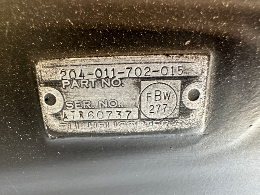 Just Added - Actual Bell Helicopter Tail Rotor Mounted On Wooden Frame 54.5 X 22 With U.S. Army Master Aviator Badge Pilot Wings And Crazy Horse Saloon Anchorage, AK Ice Scraper  [Photo 2]