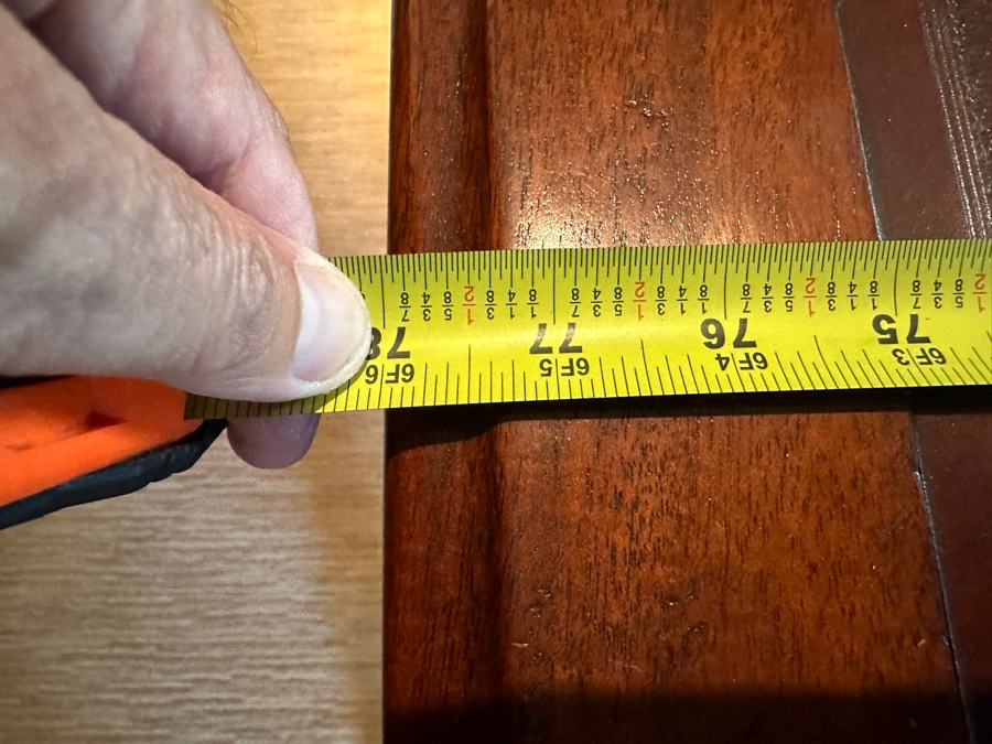 Just Added - Impressive 3-Piece Teak Leather Top Executive Partners Desk 78'W X 44'D X 30'H [Photo 11]