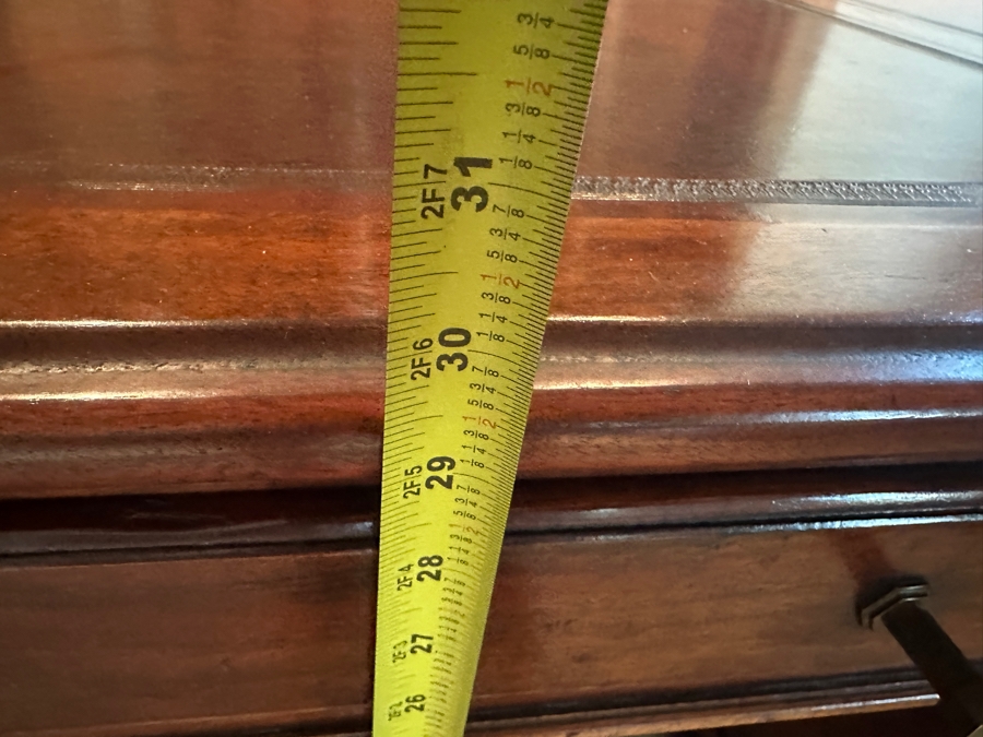 Just Added - Impressive 3-Piece Teak Leather Top Executive Partners Desk 78'W X 44'D X 30'H [Photo 13]