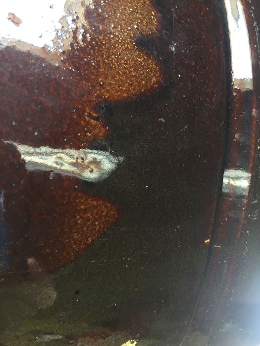 Primitive Burley and Winter 6 Gallon Crock Jug Pot, Crooksville, Ohio [Photo 9]