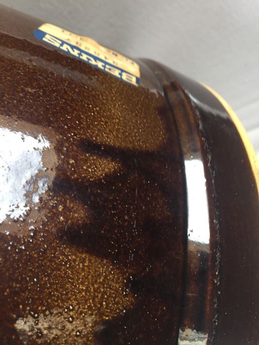 Primitive Burley and Winter 6 Gallon Crock Jug Pot, Crooksville, Ohio [Photo 11]